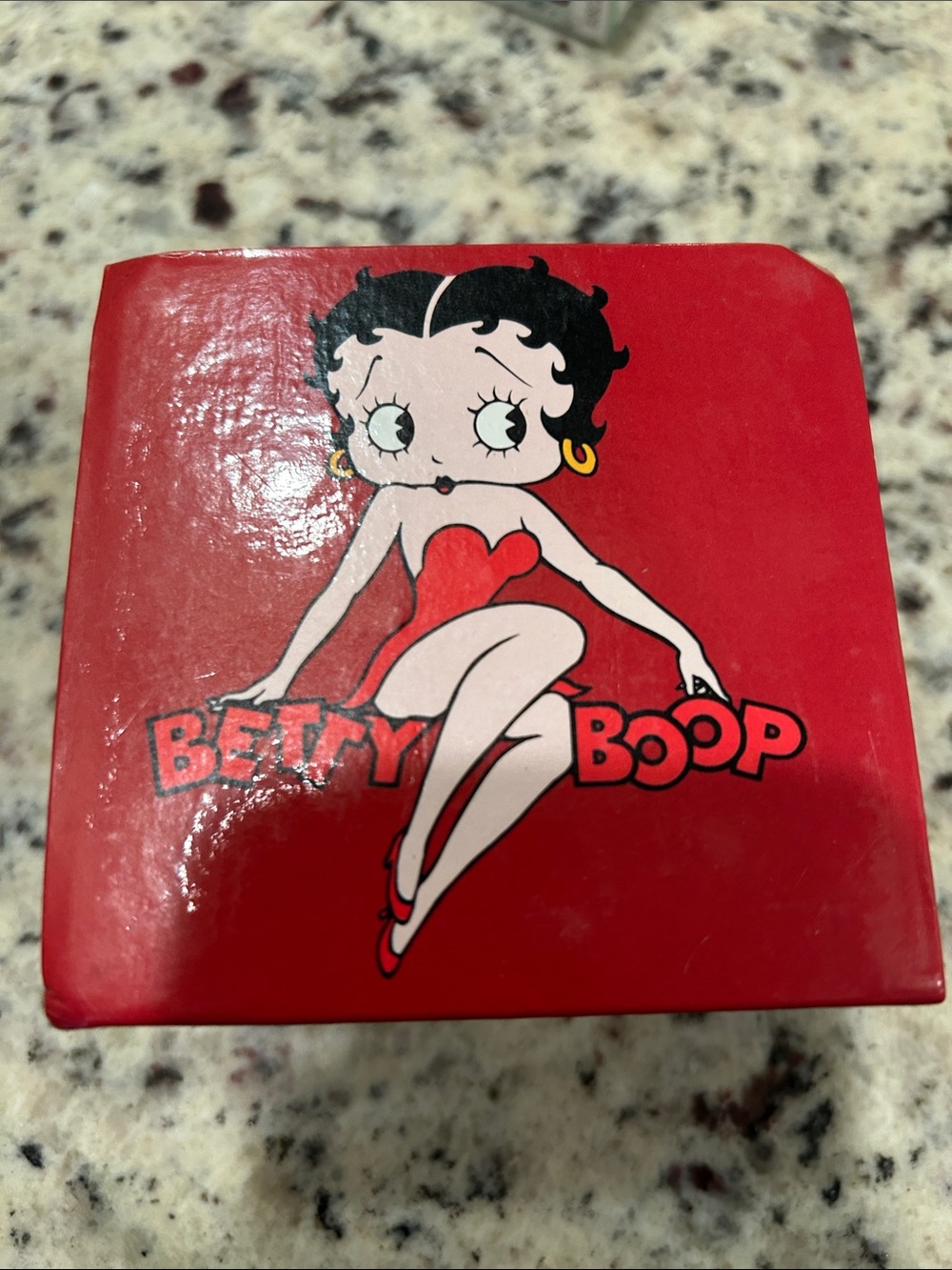 Betty Boop Red and Black Women's Watch and Case